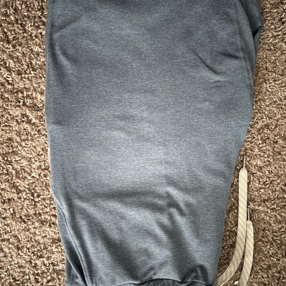 Gray Jogger Pants with Drawstring - image 5